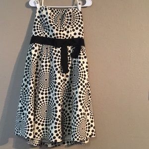 White Black The Limited Size 14 Midi Dress W/Tags